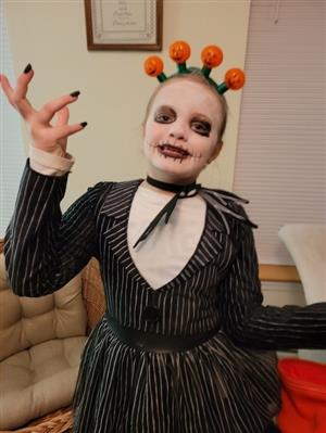 Ages 8-9 Winner: Avary as the female version of Jack the Pumpkin King