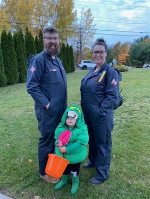 Family Winner: Joseph as Slimer with the Ghostbusters