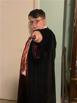 John as Harry Potter