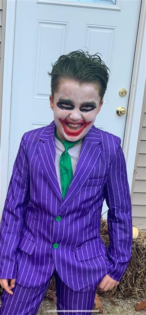 Ages 8-9 Winner: Brandon Bubar as The Joker