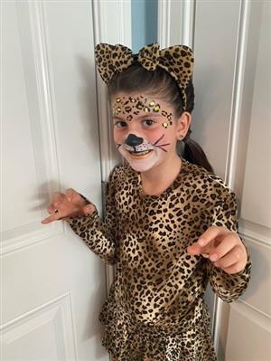 Ages 8-9 Winner: Kathryn Presby as a Cheetah