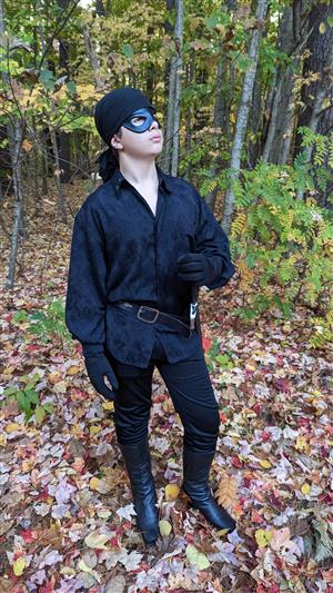 Ages 12+ Winner: Nick Davenport as The Dread Pirate Roberts (AKA Westley) from The Princess Bride