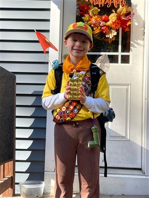 Ages 8-9: Isaac as Russel From UP